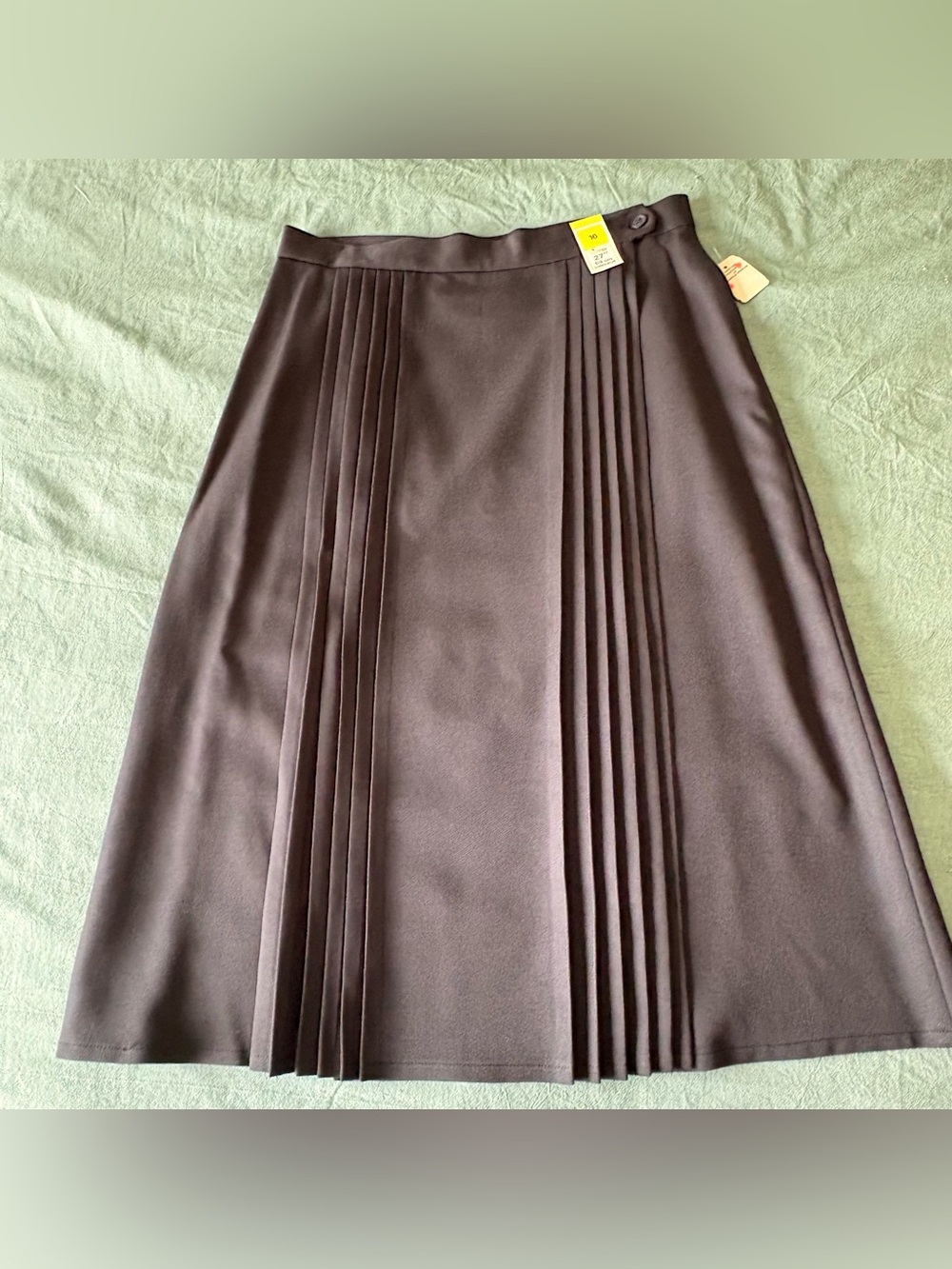 Vintage St. Michael M&S Black Pleated Midi Skirt – UK 16 / US 12 – Made in Canad - Picture 4 of 14